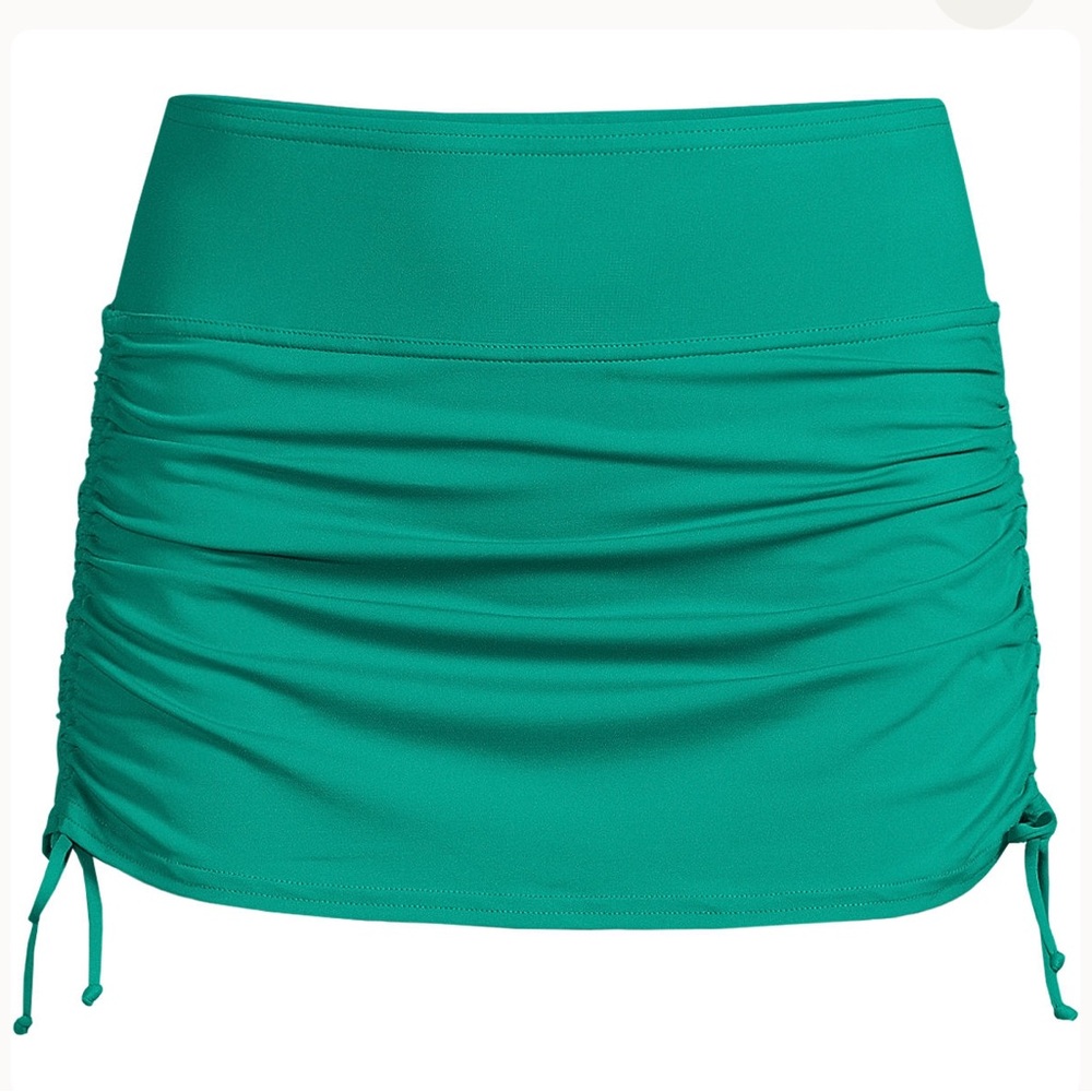 Lands’End Women's Tummy Control Adjustable Swim Skirt Swim Bottom NWOT